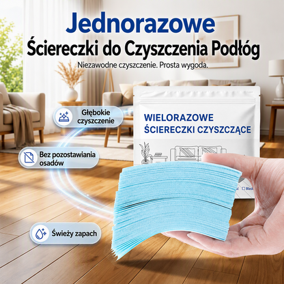 🧻Oferta ograniczona czasowo: 50% zniżki💧🧹Geelemon® Rozpuszczalne w wodzie chusteczki do czyszczenia podłóg