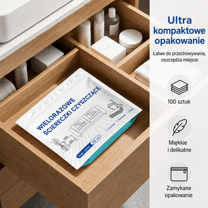 🧻Oferta ograniczona czasowo: 50% zniżki💧🧹Geelemon® Rozpuszczalne w wodzie chusteczki do czyszczenia podłóg